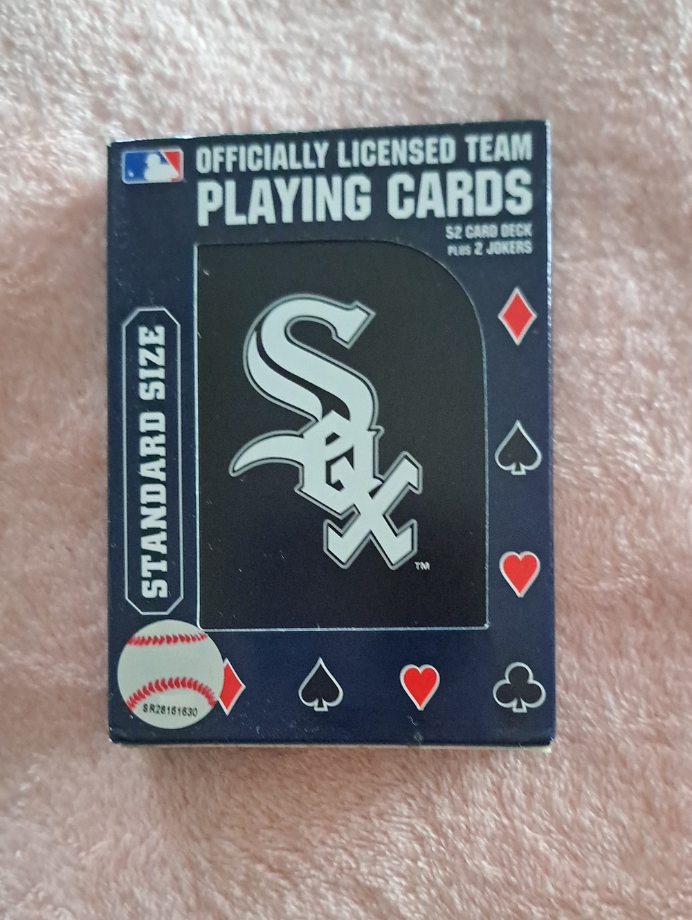 MLB Chicago White Sox Navy and Black Team Playing Cards
